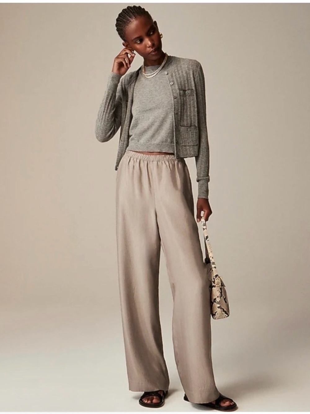 J.Crew Stratus Pant In Textured Satin For Women Size Small NWOT